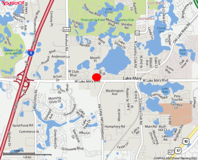 Richard H Stout M S N C C - Map Lake Mary